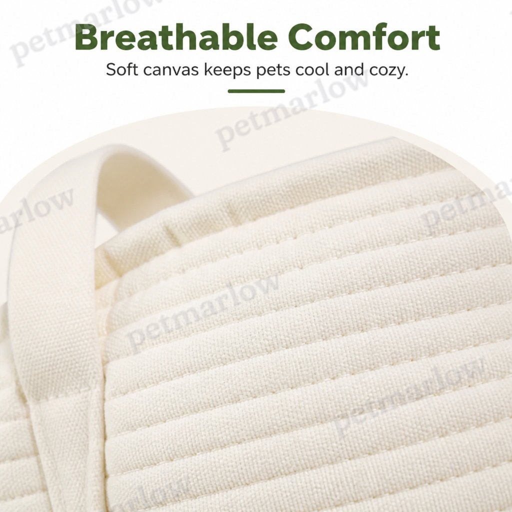 Petmarlow Canvas Breathable Crossbody Sling Carrier – view 5