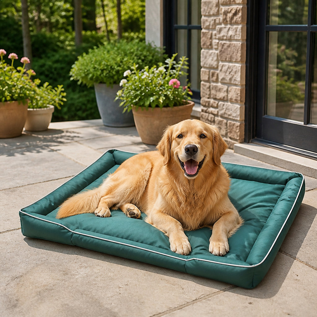 Petmarlow Chew-Resistant 600D Oxford Dog Bed