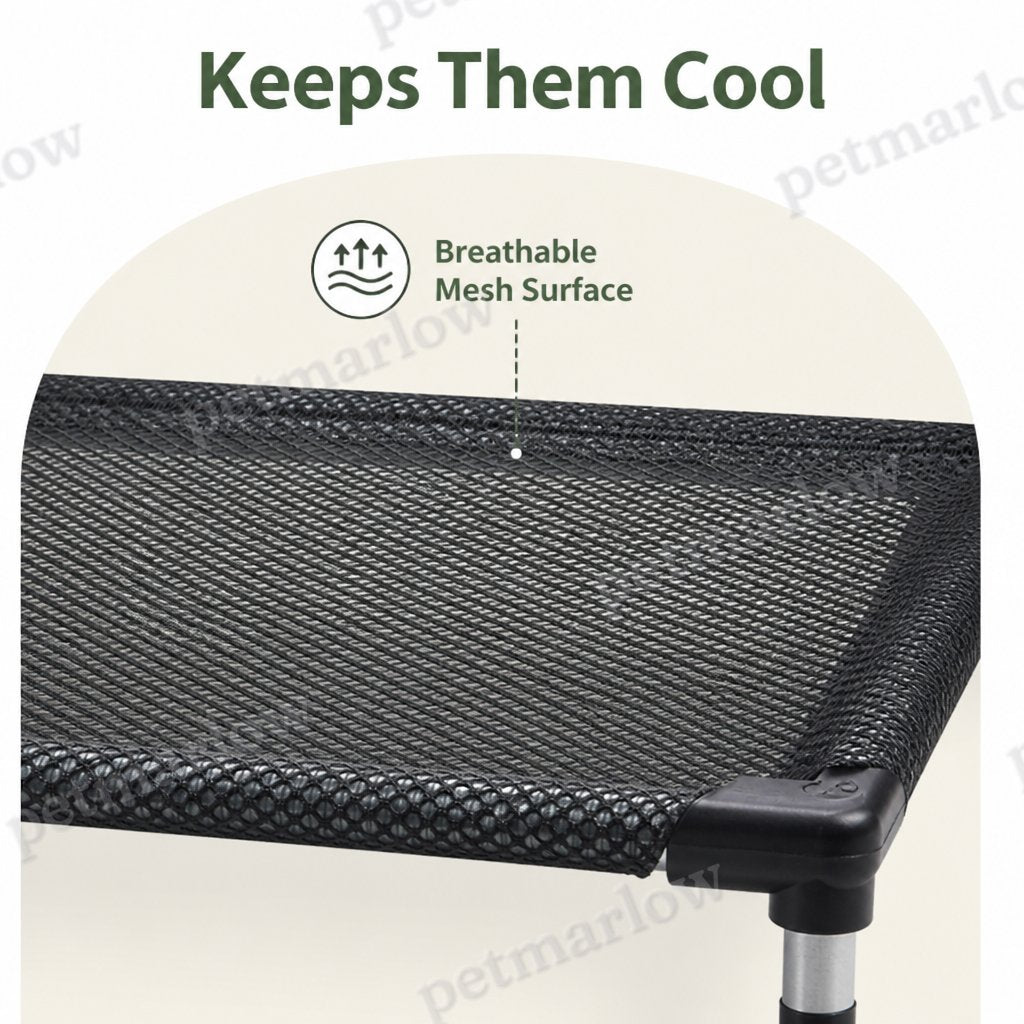 Petmarlow Cooling Breathable Mesh Elevated Dog Bed – view 4