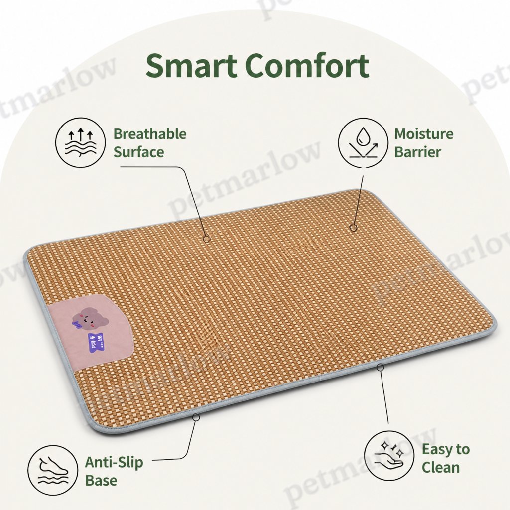 Petmarlow Cooling Moisture-Proof & Non-Slip Pet Mat – view 3