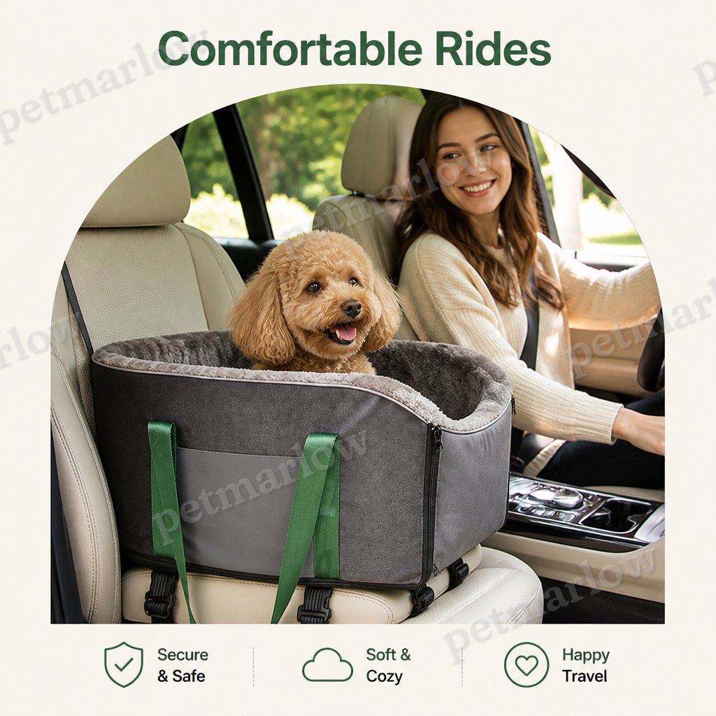Petmarlow Cushioned Nest & Durable Polyester Travel Carrier – view 6