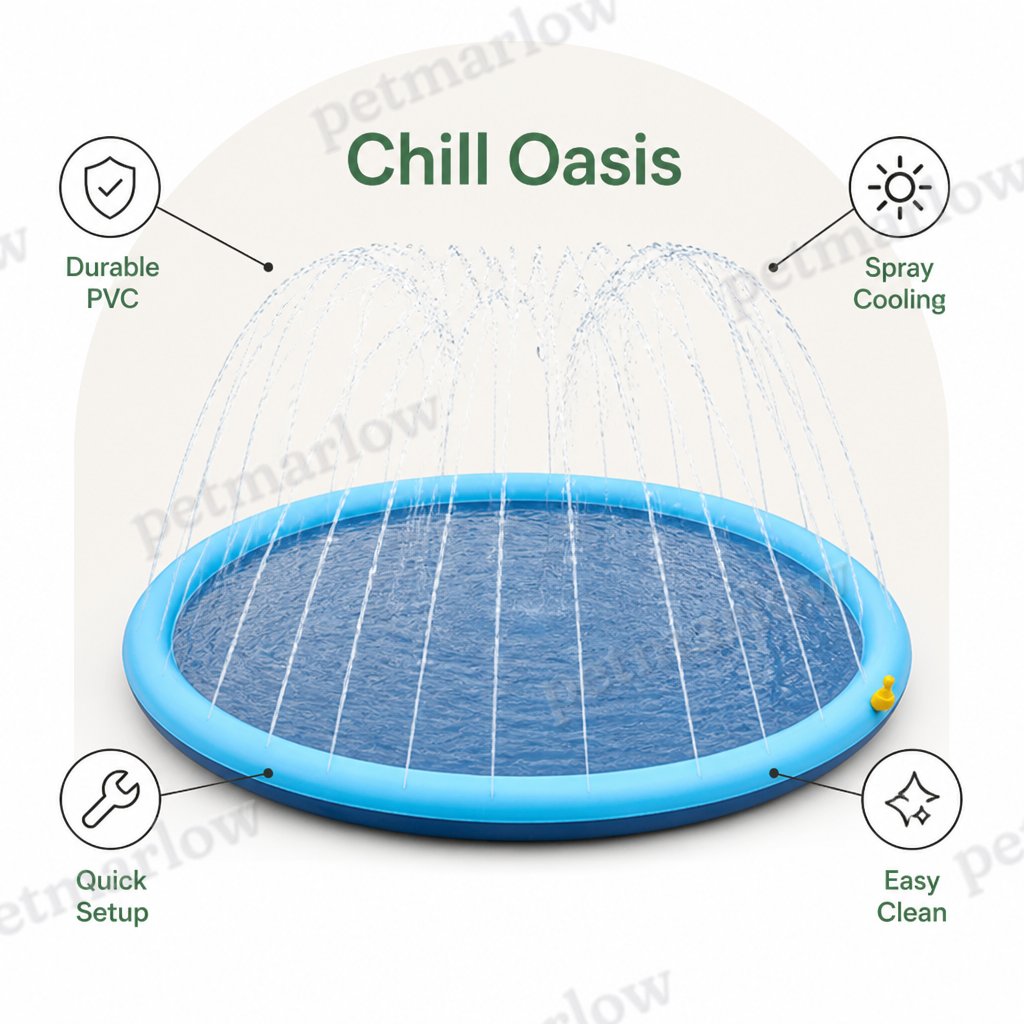 DogBedHouse Durable PVC & Easy-Clean Pet Pool – view 4