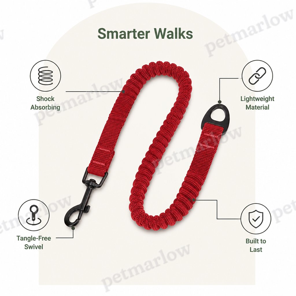 DogBedHouse Elastic Shock-Absorbing Nylon Leash Buffer – view 6