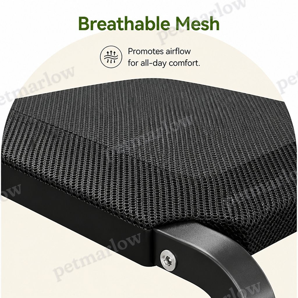 Petmarlow Elevated Breathable Mesh & Canopy Dog Bed – view 3