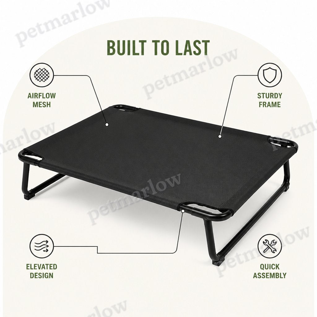 Petmarlow Elevated Iron Frame & Breathable Dog Bed (No Filler) – view 4
