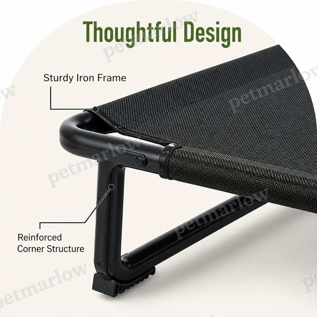 Petmarlow Elevated Iron Frame & Breathable Dog Bed (No Filler) – view 6