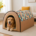 Petmarlow Enclosed Foldable Cave Dog Bed (Removable Nest) – 1 / M