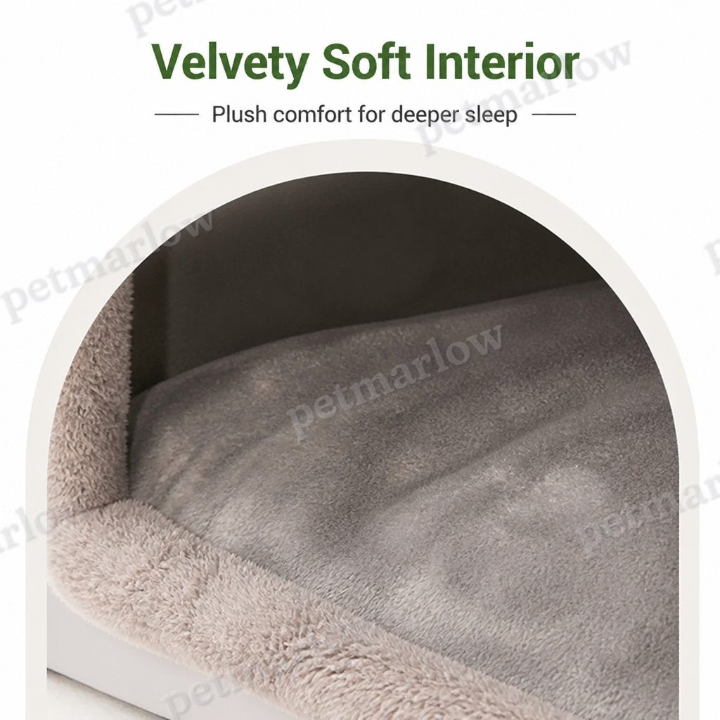 Petmarlow Enclosed Foldable Cave Dog Bed (Removable Nest) – view 6