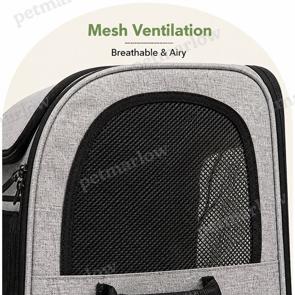 DogBedHouse Expandable & Foldable Breathable Pet Backpack – view 6
