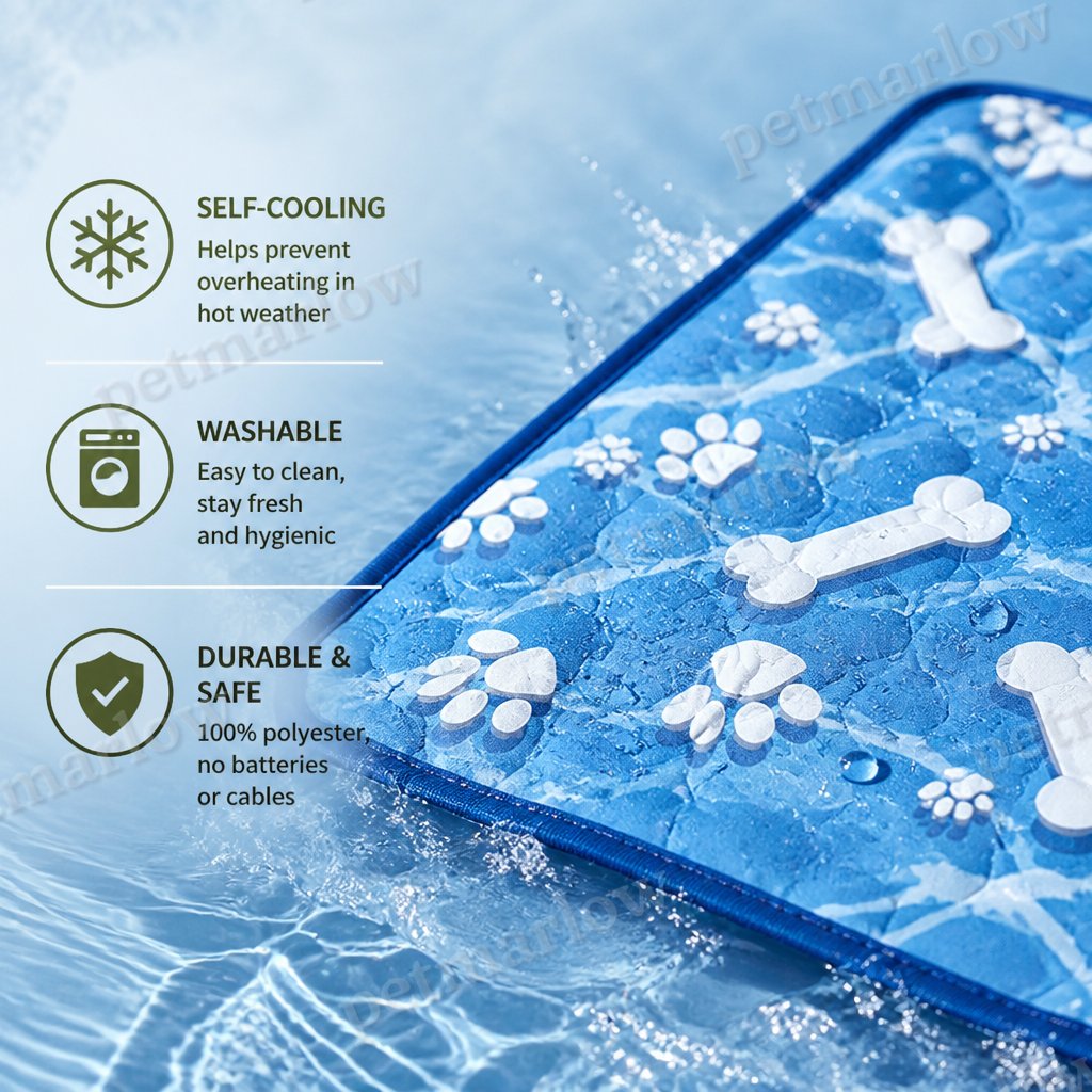Petmarlow Extra-Large Self-Cooling & Washable Pet Mat – view 5