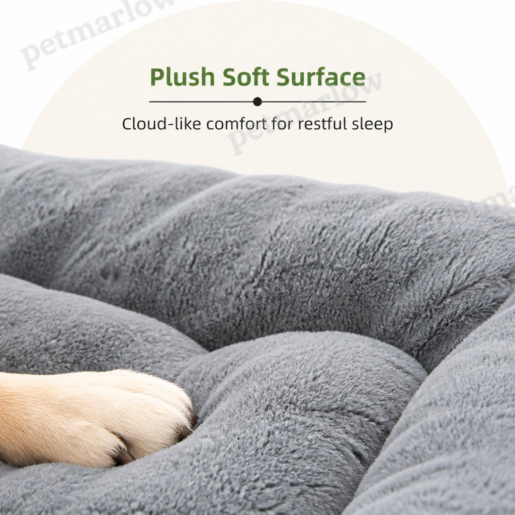 Petmarlow Extra Large Thickened Plush Dog Bed – view 4