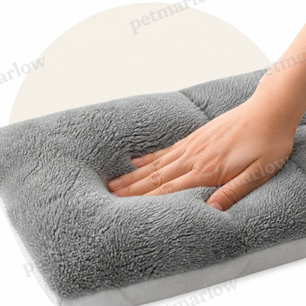 Petmarlow Extra-Large Ultra-Soft Polyester Dog Bed – view 6