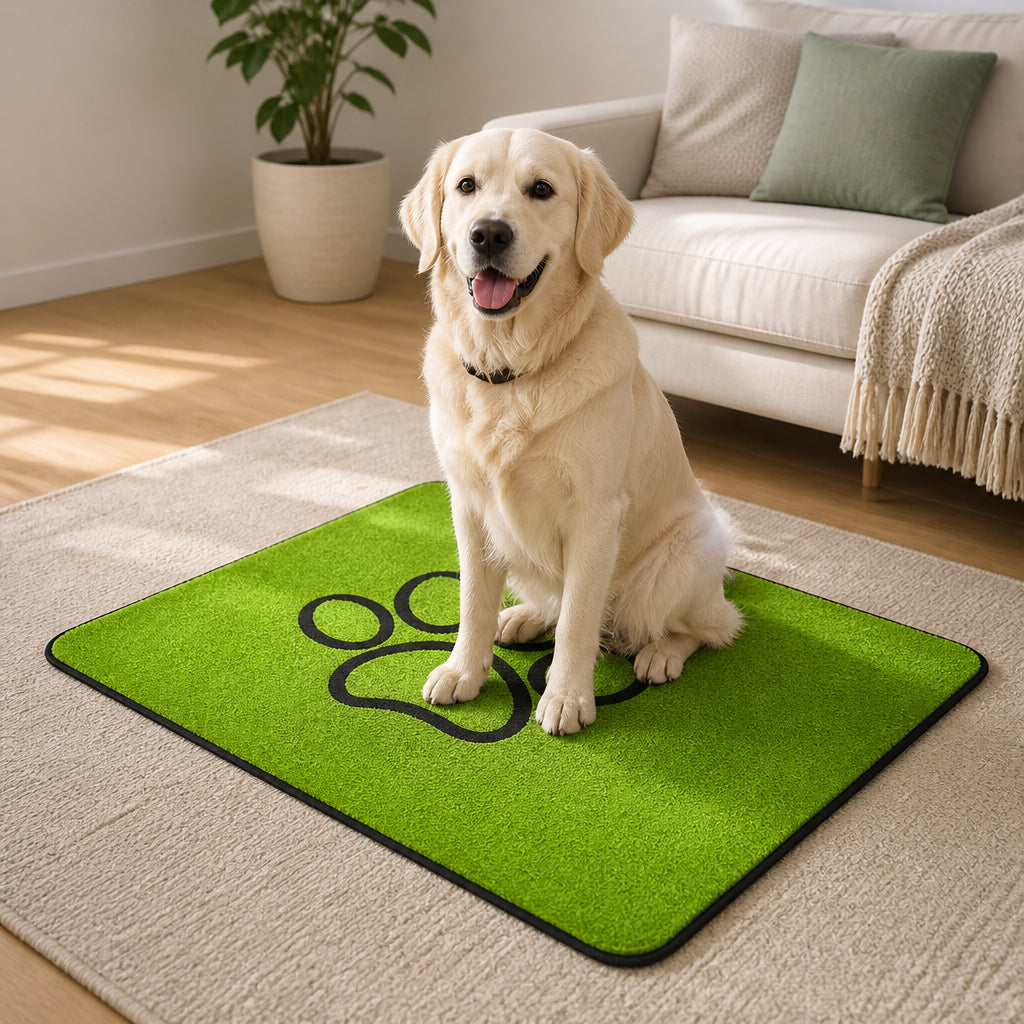 DogBedHouse Faux Grass Quick-Dry Waterproof Potty Mat