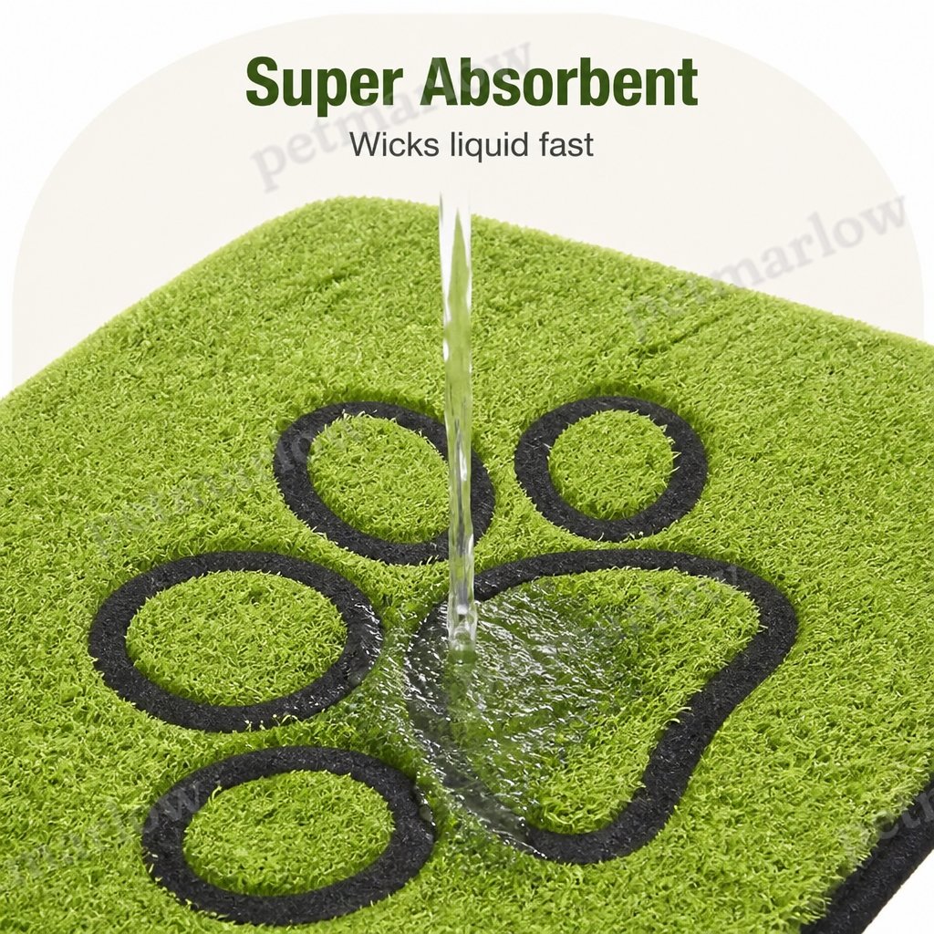 DogBedHouse Faux Grass Quick-Dry Waterproof Potty Mat – view 4