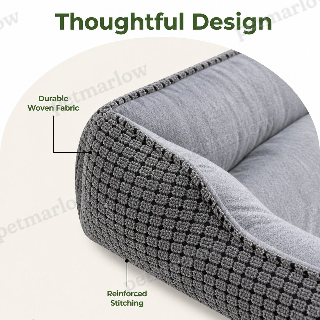 DogBedHouse Flannel & Machine Washable Non-Slip Dog Bed – view 5