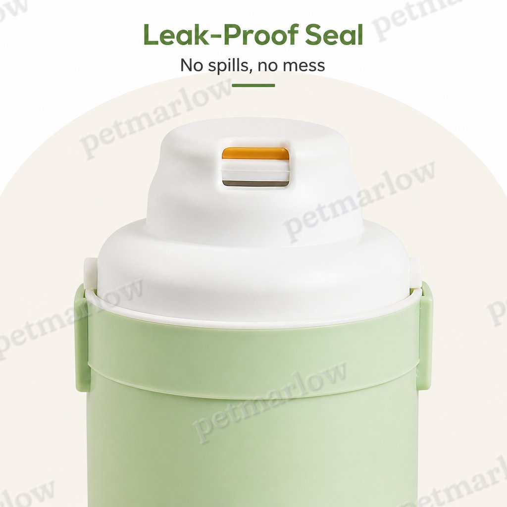 Petmarlow Foldable 2-In-1 Travel Water Bottle (Integrated Bowl) – view 6