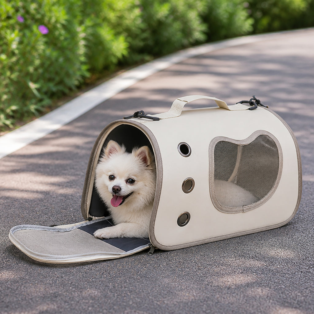 Petmarlow Foldable Breathable Hand & Crossbody Pet Carrier
