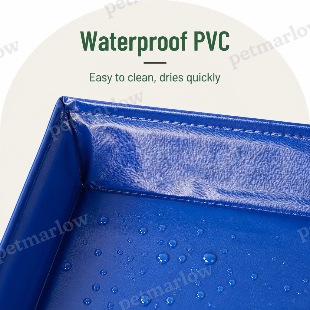 Petmarlow Foldable Pet Paddling Pool (Anti-Slip PVC Base) – view 5