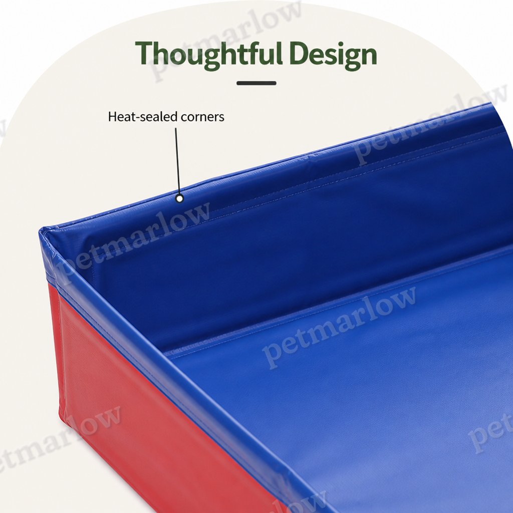 Petmarlow Foldable Pet Paddling Pool (Anti-Slip PVC Base) – view 6