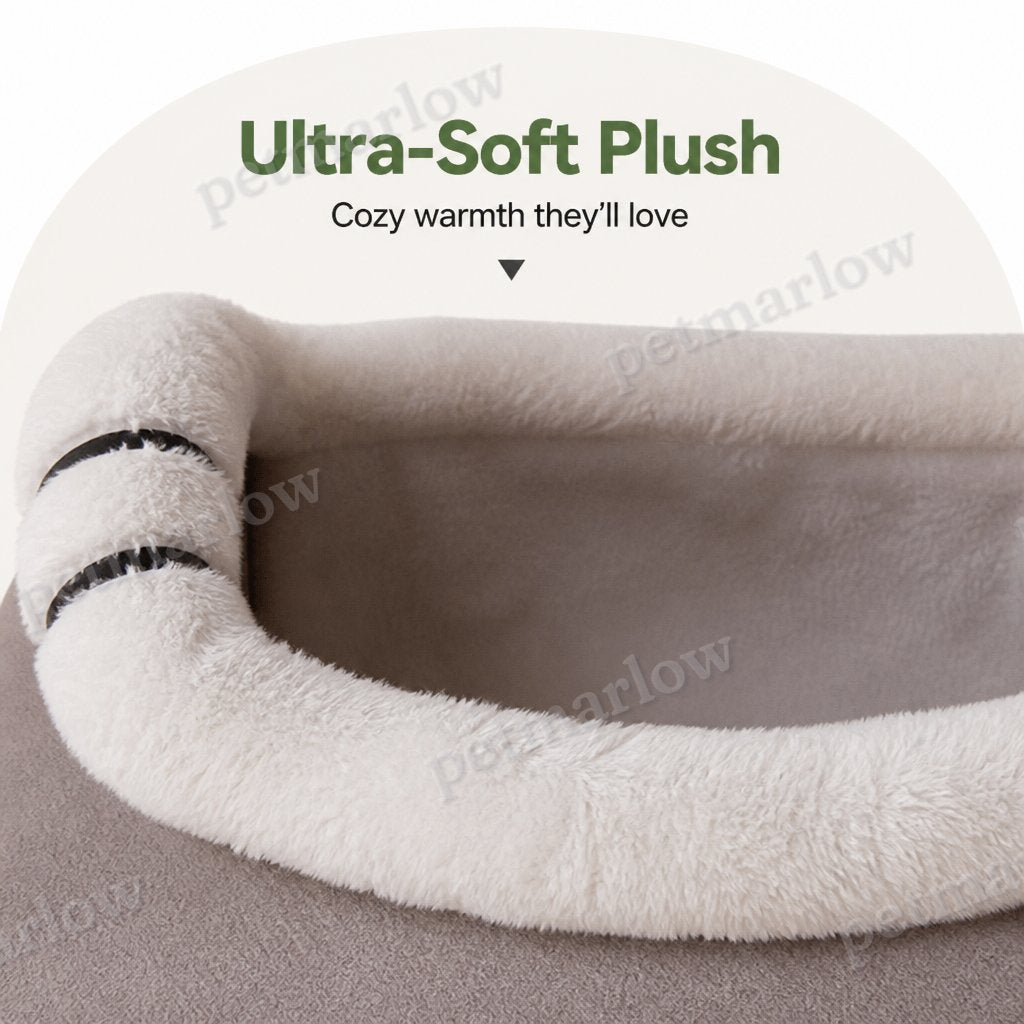 Petmarlow Foldable Plush & Warm Pet House – view 5