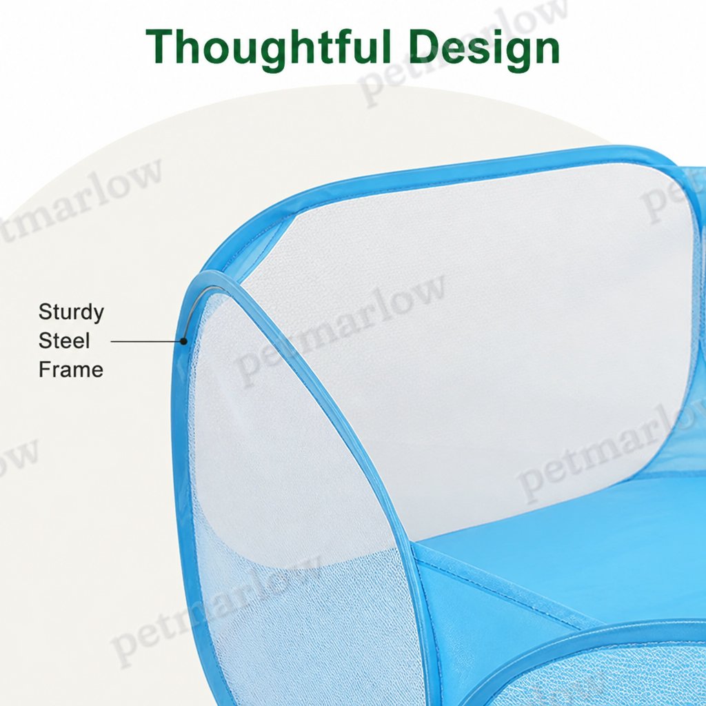 Petmarlow Foldable Pop-Up & Breathable Mesh Pet Playpen – view 6