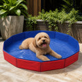 Petmarlow Foldable & Portable Pet Bathtub (For Small-to-Medium Pets) – Red