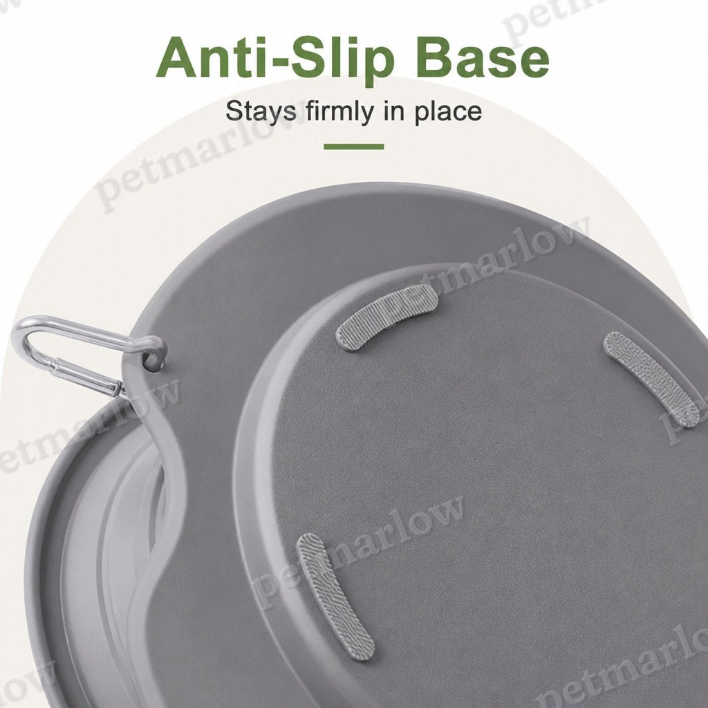 Petmarlow Foldable Silicone Anti-Slip Travel Bowl – view 4