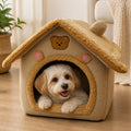 Petmarlow Foldable & Washable Cozy Cave Pet Bed – S【13*11.8*12.6 inch】