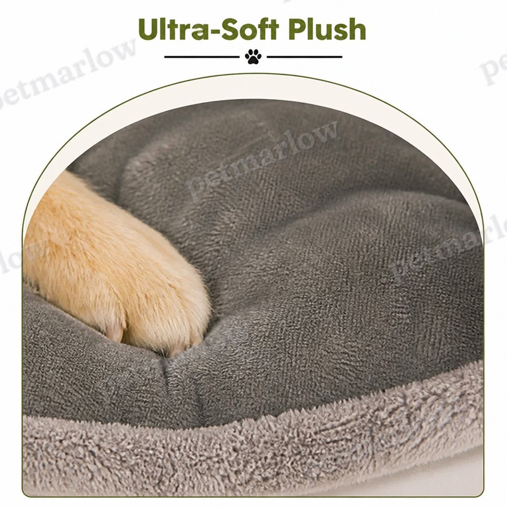 Petmarlow Foldable & Washable Enclosed Dog Bed (Removable Nest) – view 6