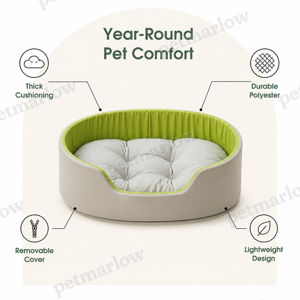 Petmarlow Four Seasons Thick Polyester Dog Bed – view 5