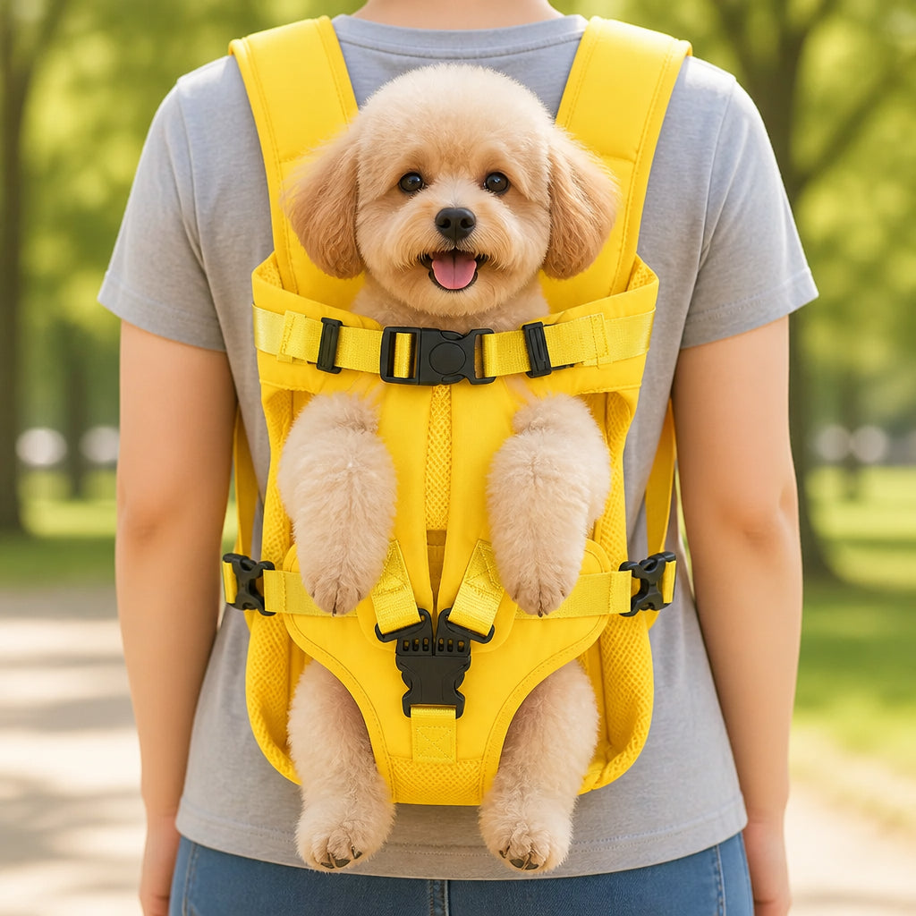 Petmarlow Hands-Free Adjustable & Breathable Front Carrier Backpack – view 2