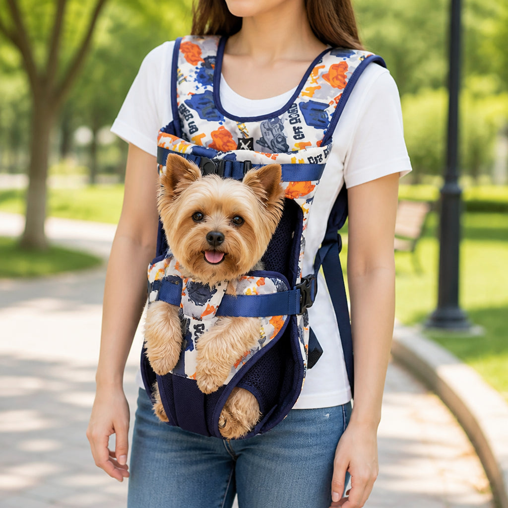 Petmarlow Hands-Free Adjustable & Breathable Front Carrier Backpack – view 6