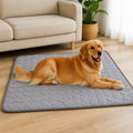 DogBedHouse Ice Silk Cooling Dog Mat (Washable & Portable) – GRAY / S