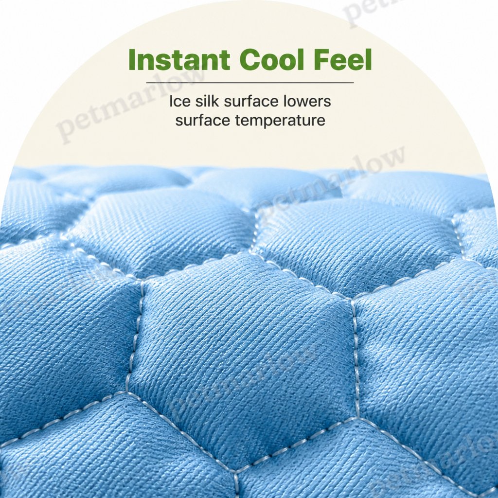DogBedHouse Ice Silk Cooling Dog Mat (Washable & Portable) – view 5