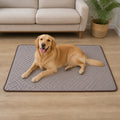 Petmarlow Ice Silk Cooling & Moisture-Proof Pet Mat – Coffee / XS