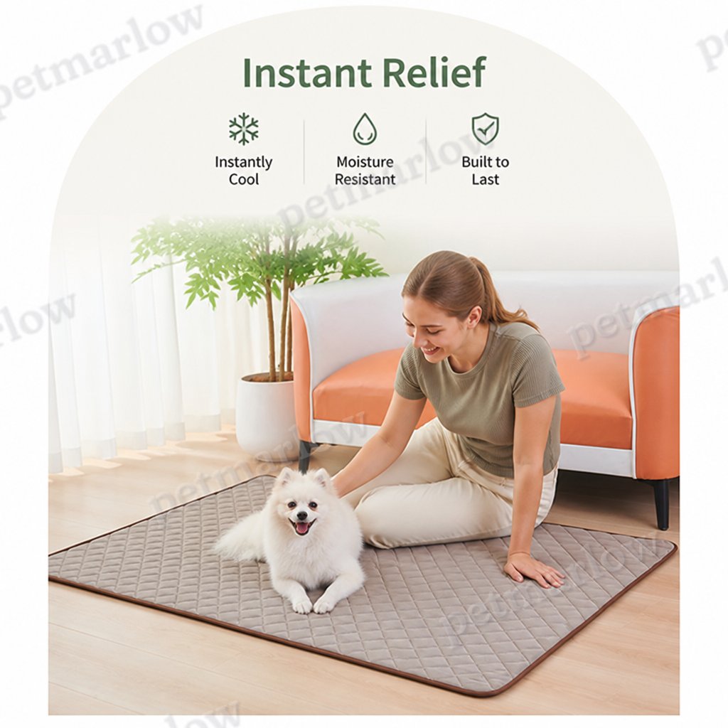 Petmarlow Ice Silk Cooling & Moisture-Proof Pet Mat – view 6