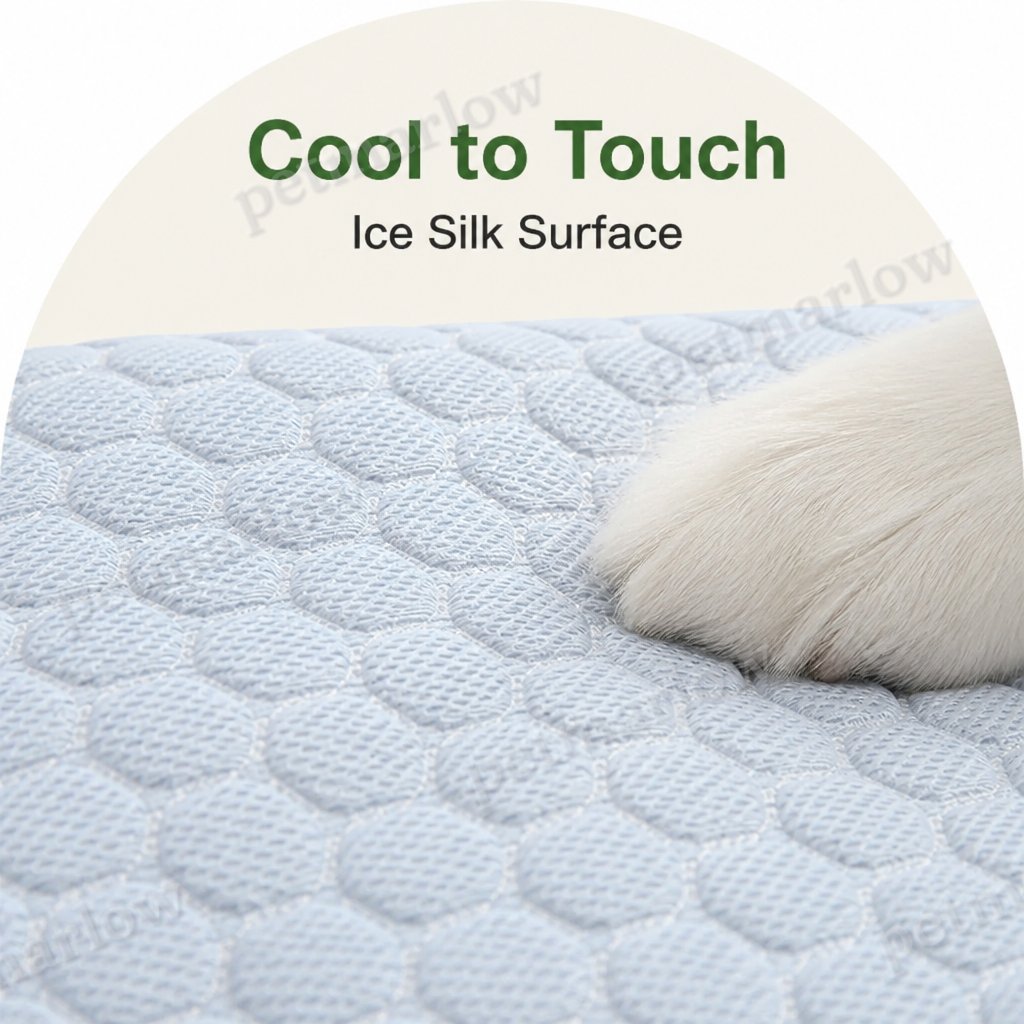 Petmarlow Ice Silk Cooling & Non-Slip Pet Mat – view 5