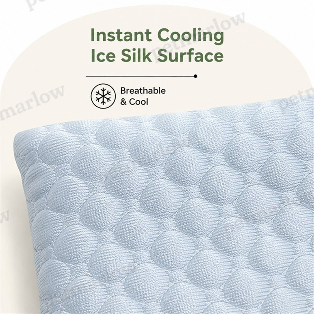 Petmarlow Ice Silk Cooling & Non-Slip Washable Pet Mat – view 5