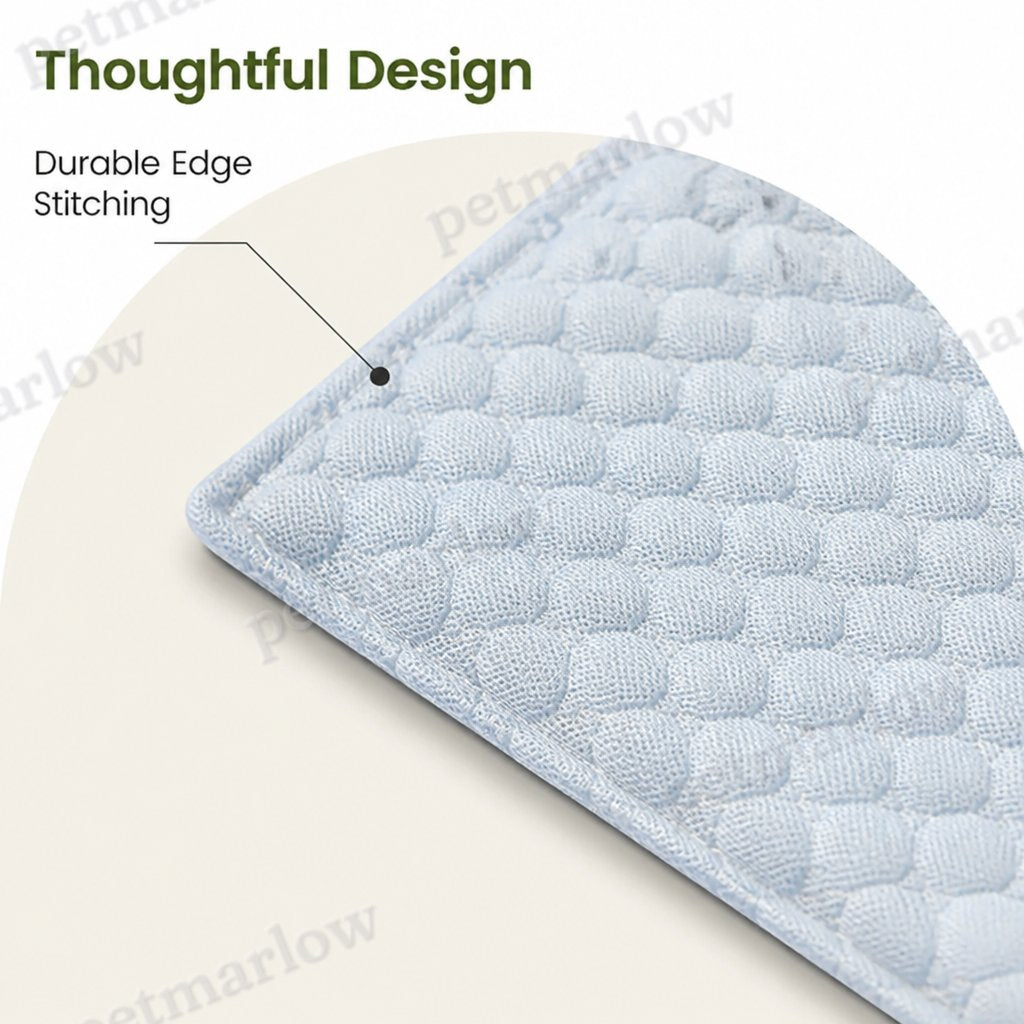 Petmarlow Ice Silk Cooling & Non-Slip Washable Pet Mat – view 6