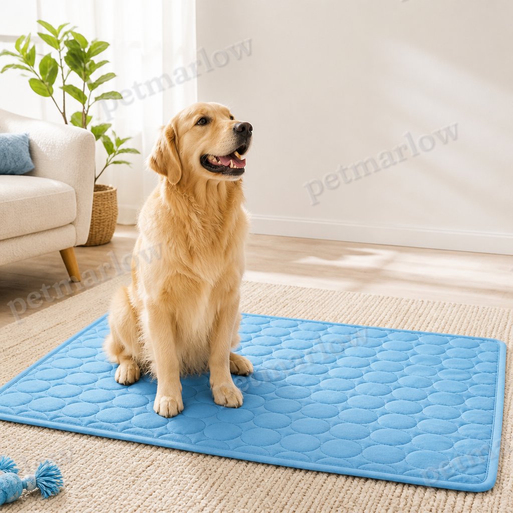Petmarlow Ice-Silky Breathable & Non-Electric Dog Cooling Pad – view 6