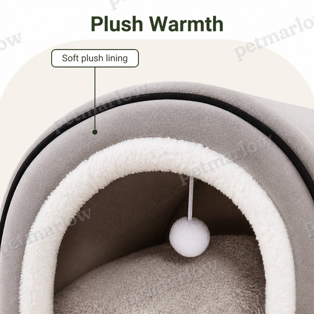 Petmarlow Insulated Memory Foam Enclosed Dog Bed (Removable Cover) – view 6