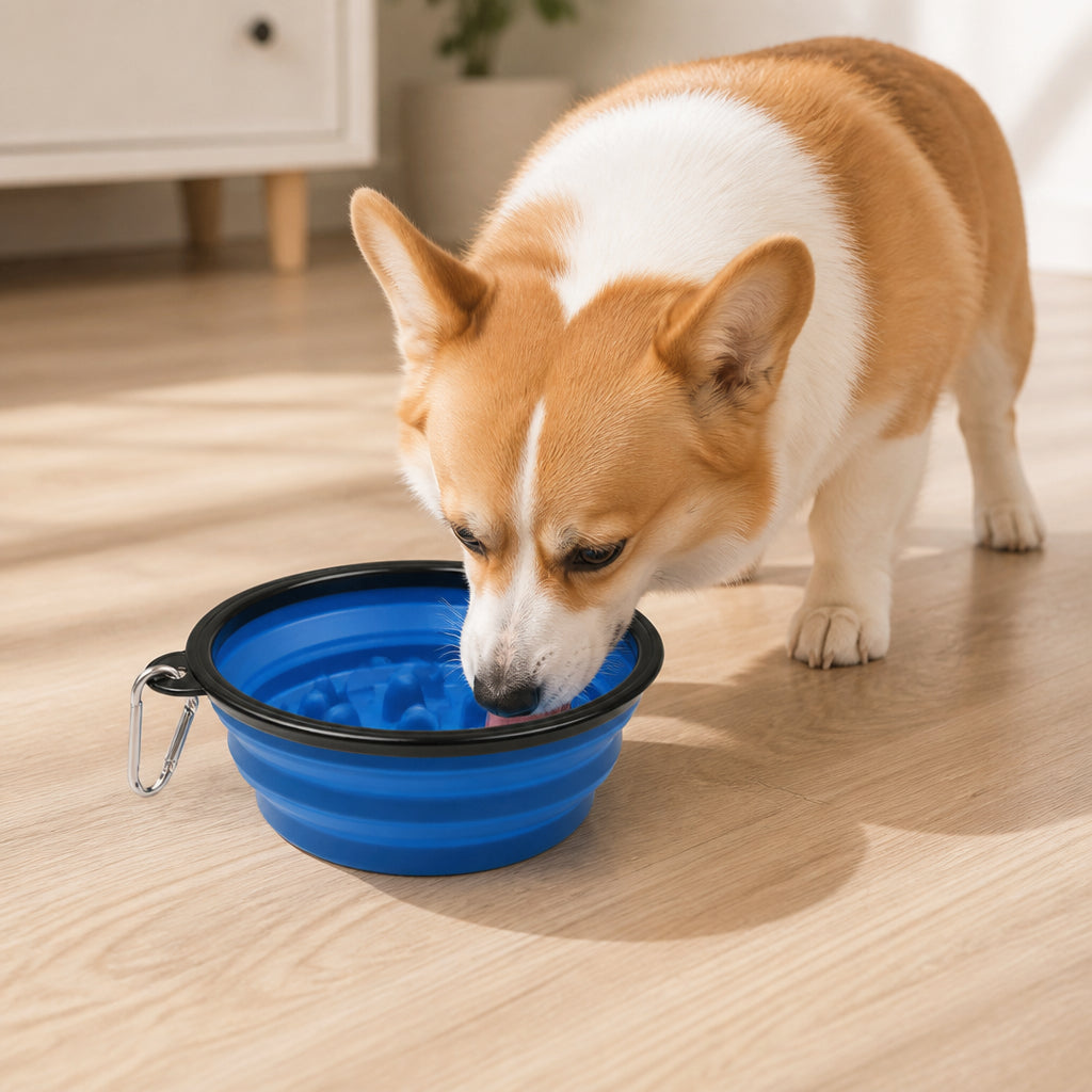 Petmarlow Large Capacity Collapsible Travel Dog Bowl