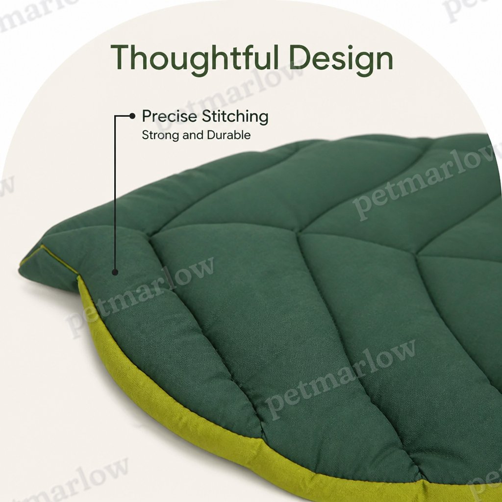 Petmarlow Leaf-Shape Machine-Washable & Non-Slip Pet Mat – view 5