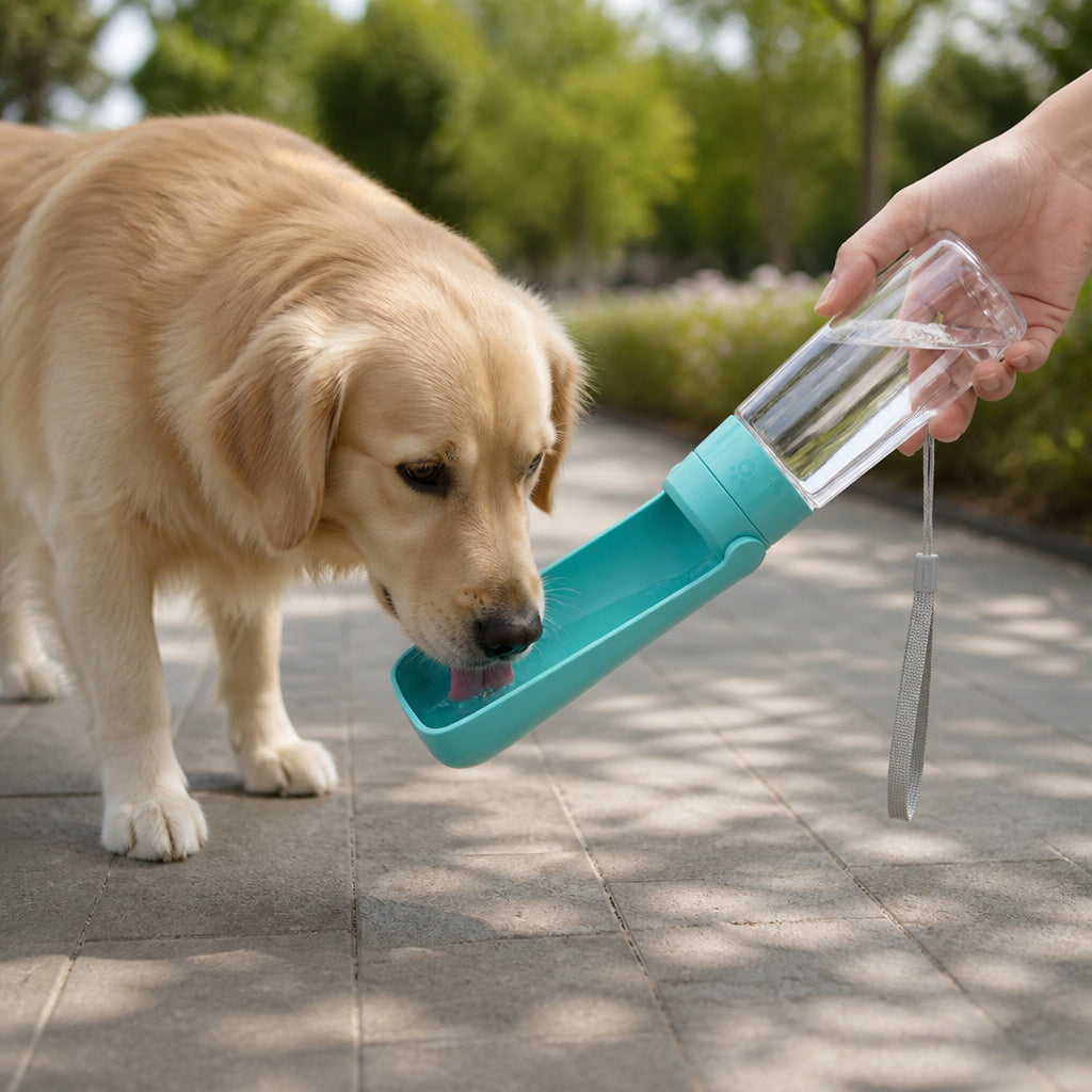 Petmarlow Leak-Proof & Foldable Pet Water Bottle (18.6 fl oz)