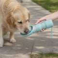 Petmarlow Leakproof Foldable Food-Grade Silicone Dog Water Bottle – Green