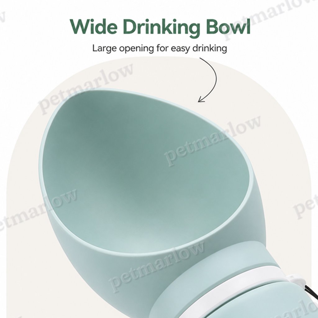 Petmarlow Leakproof Foldable Food-Grade Silicone Dog Water Bottle – view 4