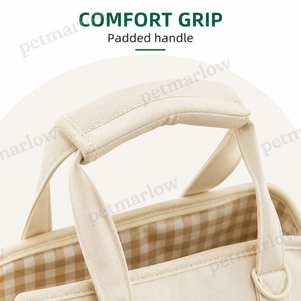 Petmarlow Lightweight Cotton & Breathable Mesh Pet Carrier – view 5