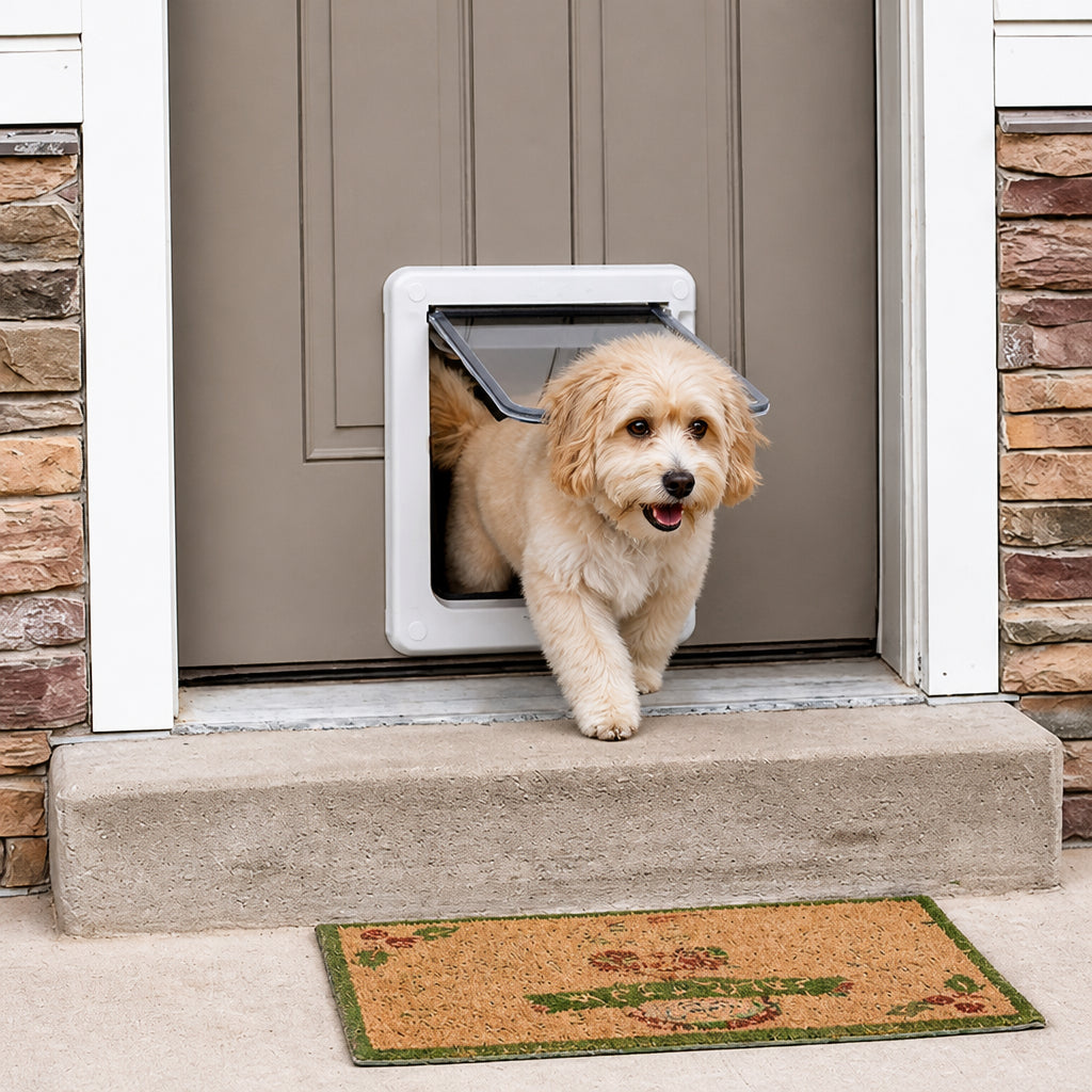 Petmarlow Lockable & Insulated Dog Door (Easy Install)