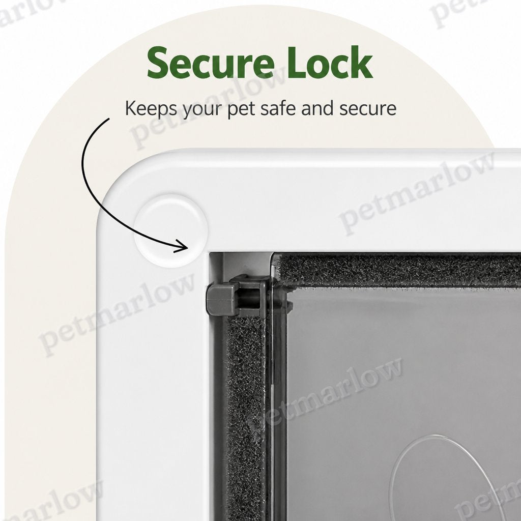 Petmarlow Lockable Privacy Flap & Insulated Dog Door – view 6
