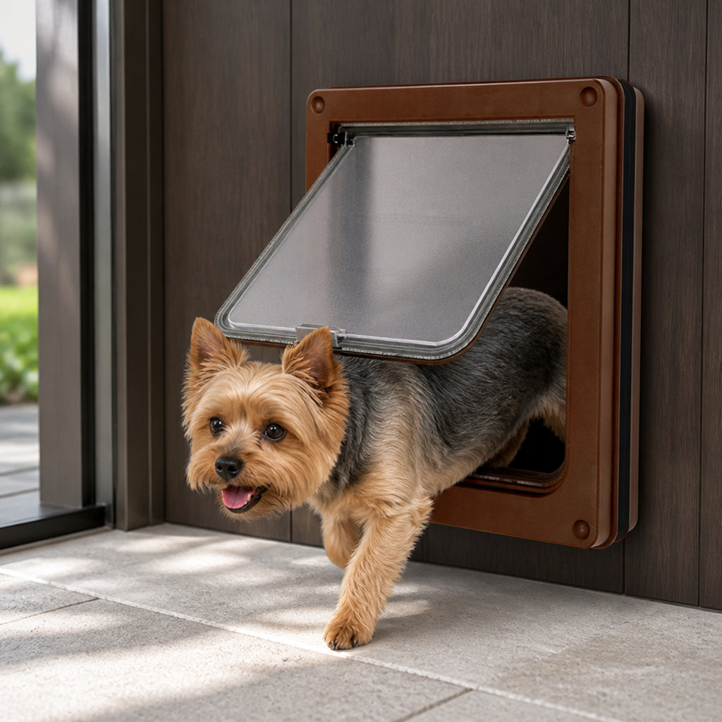 Petmarlow Magnetic Self-Closing ABS Pet Flap Door (35x29x4cm)